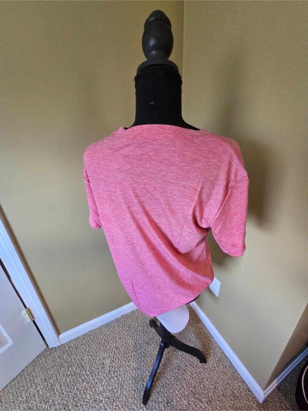 Teaching Is Heart Work Pink Short Sleeve Tee - Picture 2 of 3